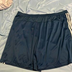 Black and white basketball shorts